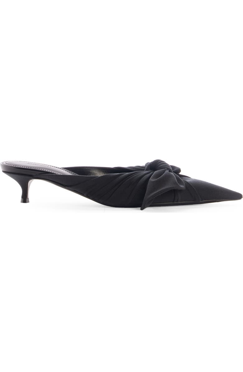 Balenciaga Knife Knot Kitten Heel Pointed Toe Mule, Alternate, color,