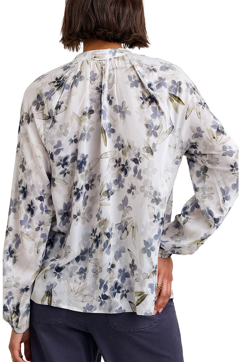 Floral Print Button-Up Blouse, Alternate, color, FROZEN WISTERIA