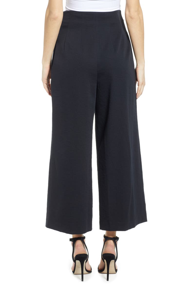 Wide Leg Pants, Alternate, color, BLACK