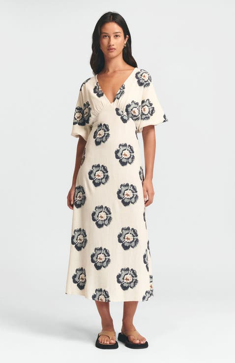 Palm Midi Dress