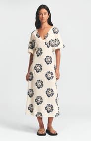 ST MRLO Palm Midi Dress