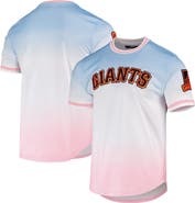 PRO STANDARD Men's Pro Standard Blue/Pink San Francisco Giants Ombre T-Shirt