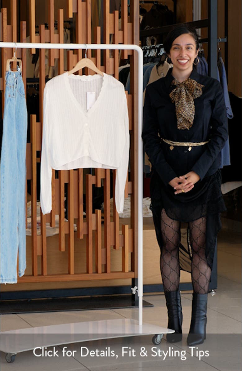 Pointelle Pajama Cardigan, sales video thumbnail