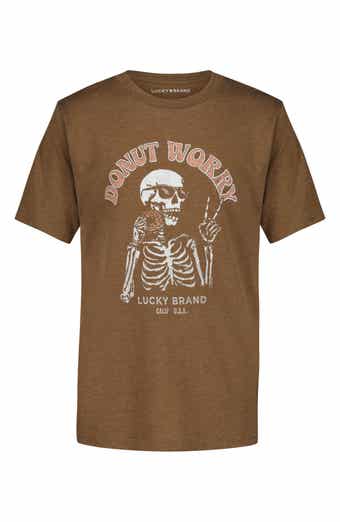 Lucky Brand Kids' Donut Worry Short Sleeve T-Shirt