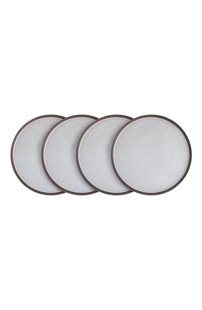 Stone Lain Vince Stoneware 4-Piece Dinner Plate Set, Main, color, Gray-Green-Blue