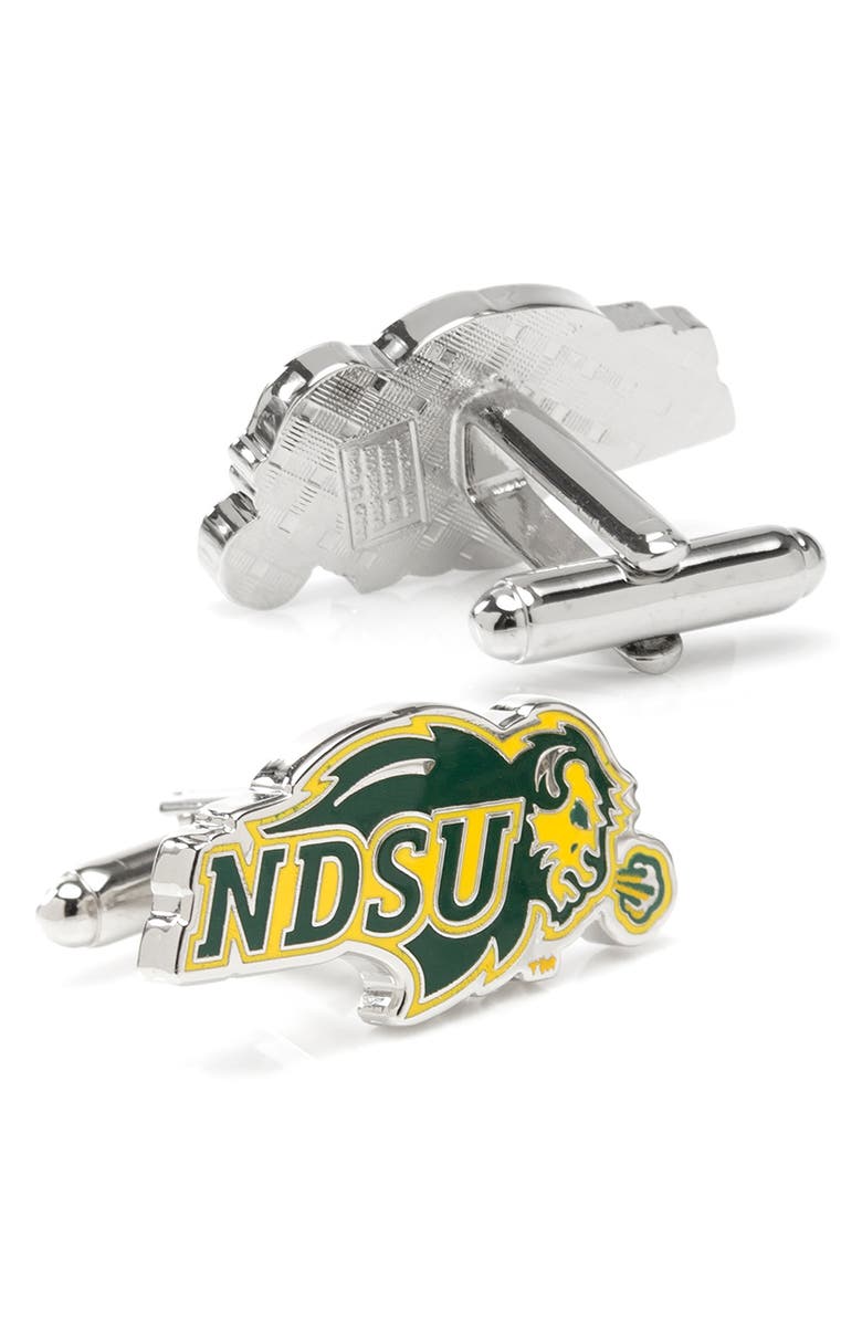 Cufflinks, Inc. NCAA Collegiate North Dakota State University Bisons Cuff Links, Alternate, color, North Dakota St Bison Thundar
