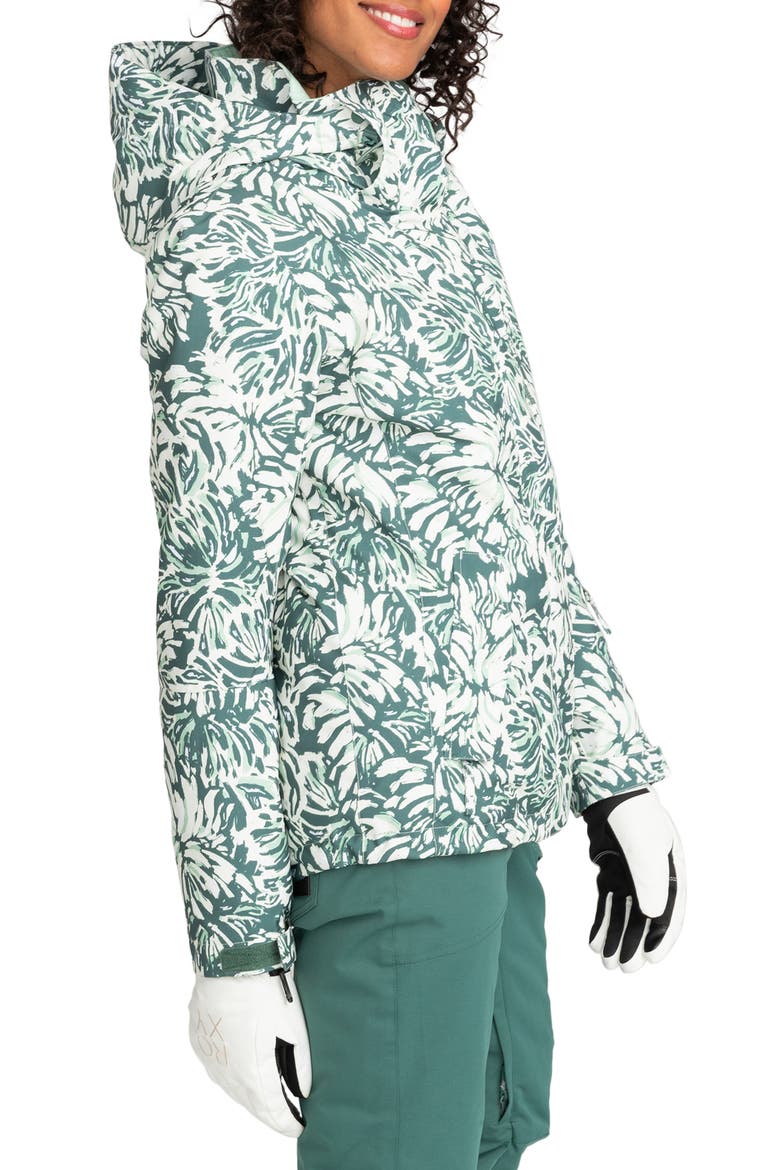 Jetty Waterproof Snow Jacket, Alternate, color, DARK FOREST WILD