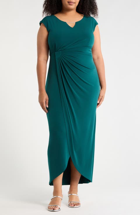 Cap Sleeve Maxi Dress