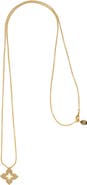 RIVKA FRIEDMAN Pavé CZ Flower Pendant Necklace