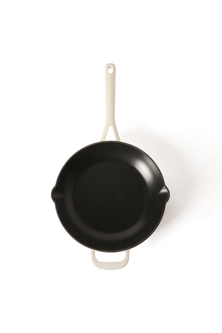 Gatwick Enameled Cast Iron Skillet, Oven Safe, Alternate, color, Matte Black