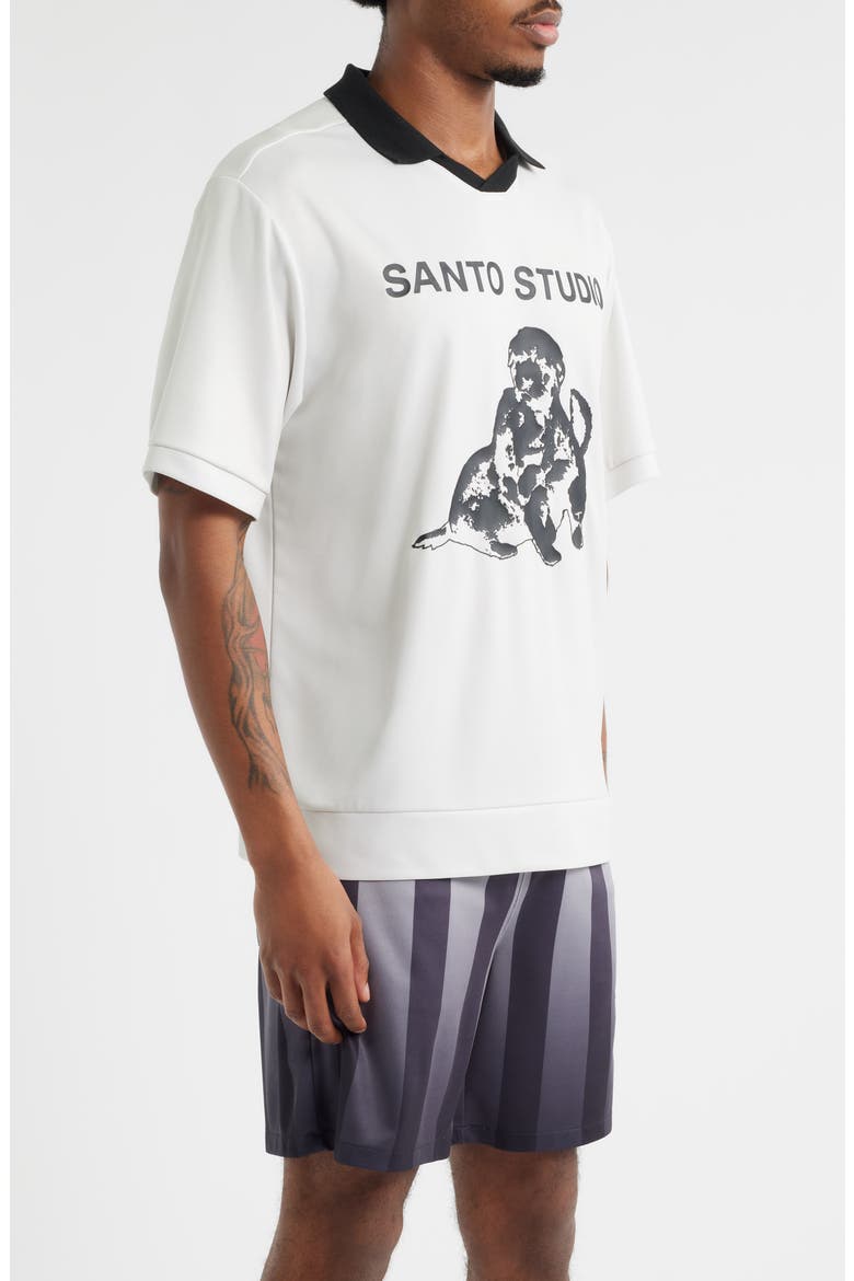 Thugs Need Hugs Graphic Jersey, Alternate, color, CREAM