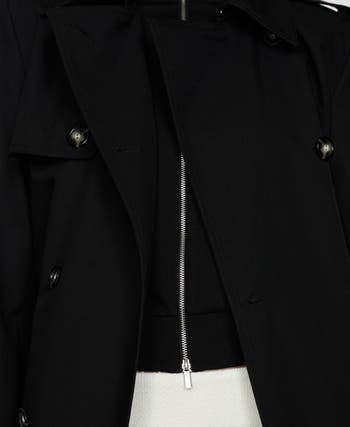 Double Breasted Cotton Trench Coat