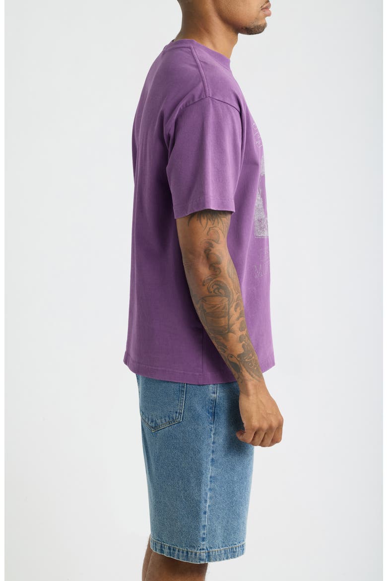 Elephant Quotes Graphic T-Shirt, Alternate, color, FADE PURPLE