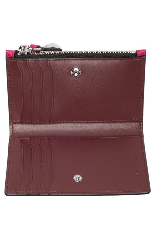 Shop Marc Jacobs Medium Flat Wallet In Lipstick