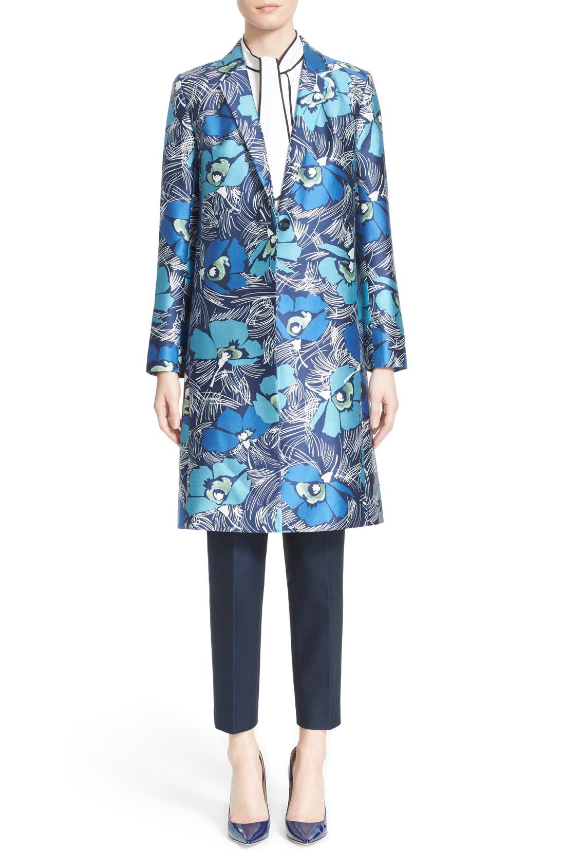 Jimmy Choo 'Abel' Patent Leather Pointy Toe Pump, Alternate, color, 