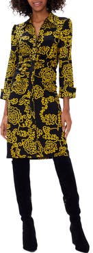 Diane von Furstenberg Sheska Floral Shirtdress