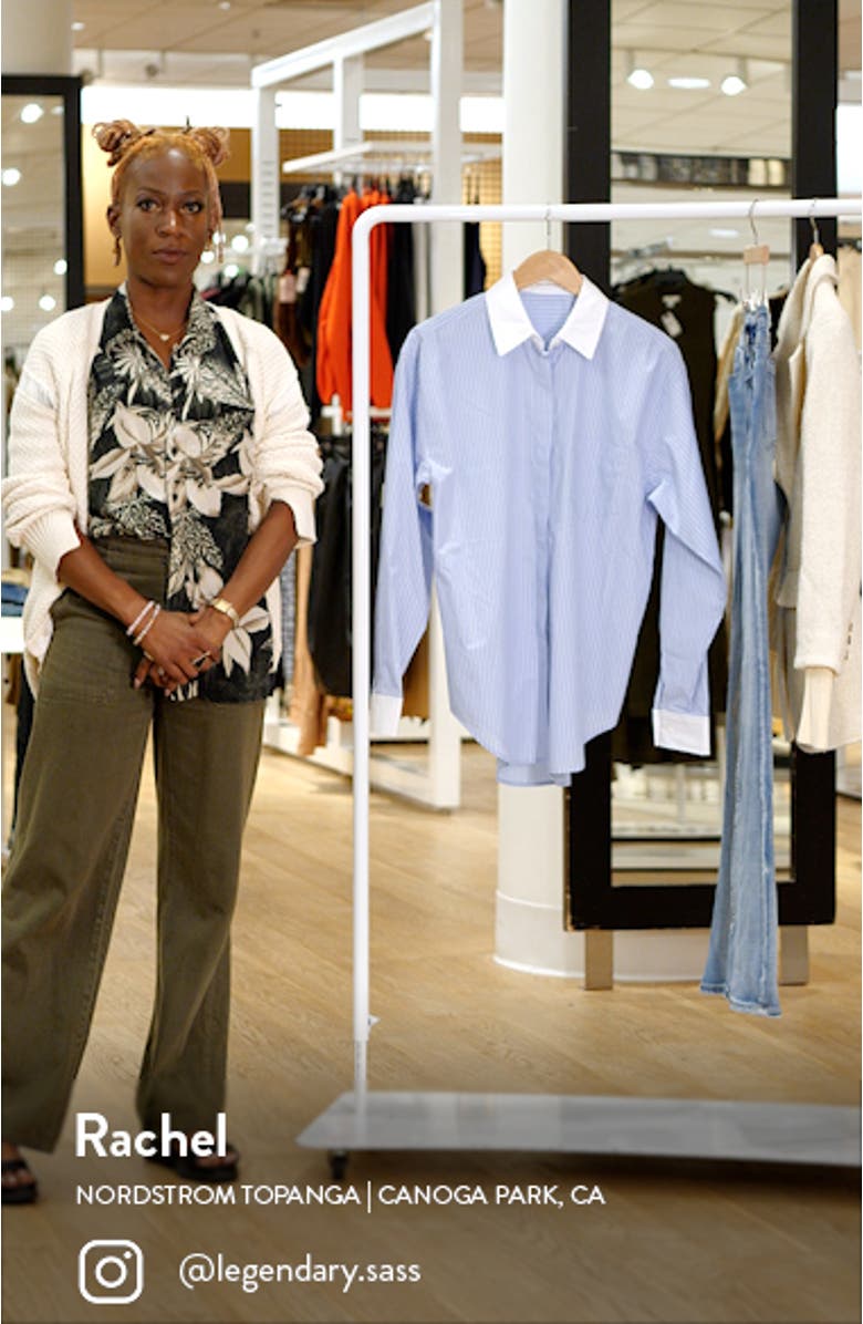 Good Yarn Dye Cotton Poplin Button-Up Shirt, sales video thumbnail