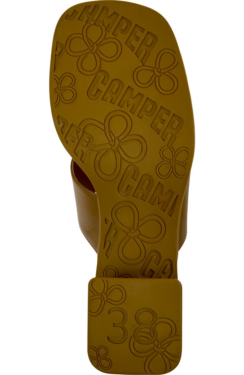 Camper Kora Slide Flip Flop, Alternate, color, Medium Green