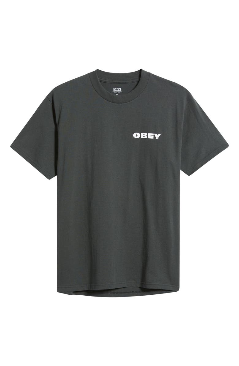 Obey We See You Graphic T-Shirt, Alternate, color, Vintage Black