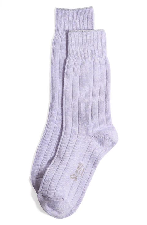 Luxe Merino Wool Blend Crew Socks