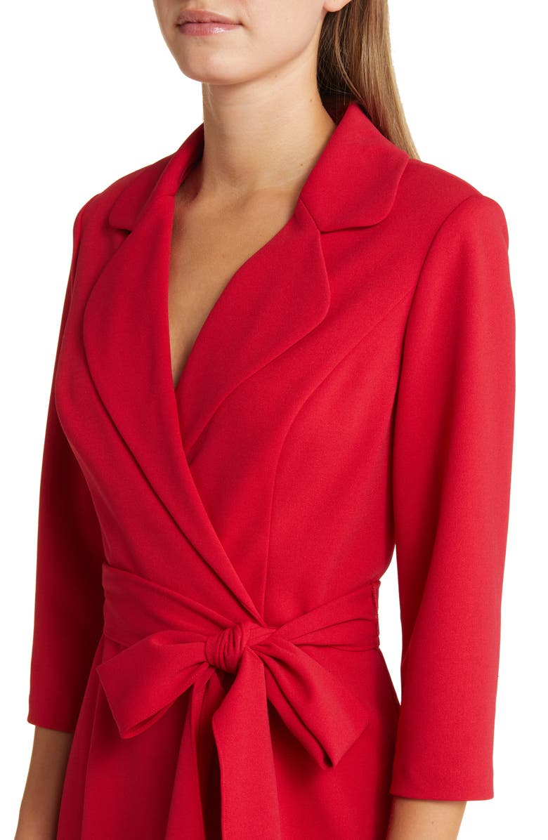 Adrianna Papell Tie Belt Faux Wrap Cocktail Dress, Alternate, color,