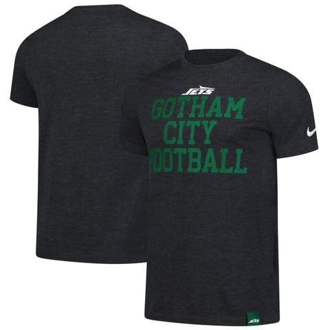 Men's Nike  Heather Black New York Jets Blitz Tri-Blend T-Shirt