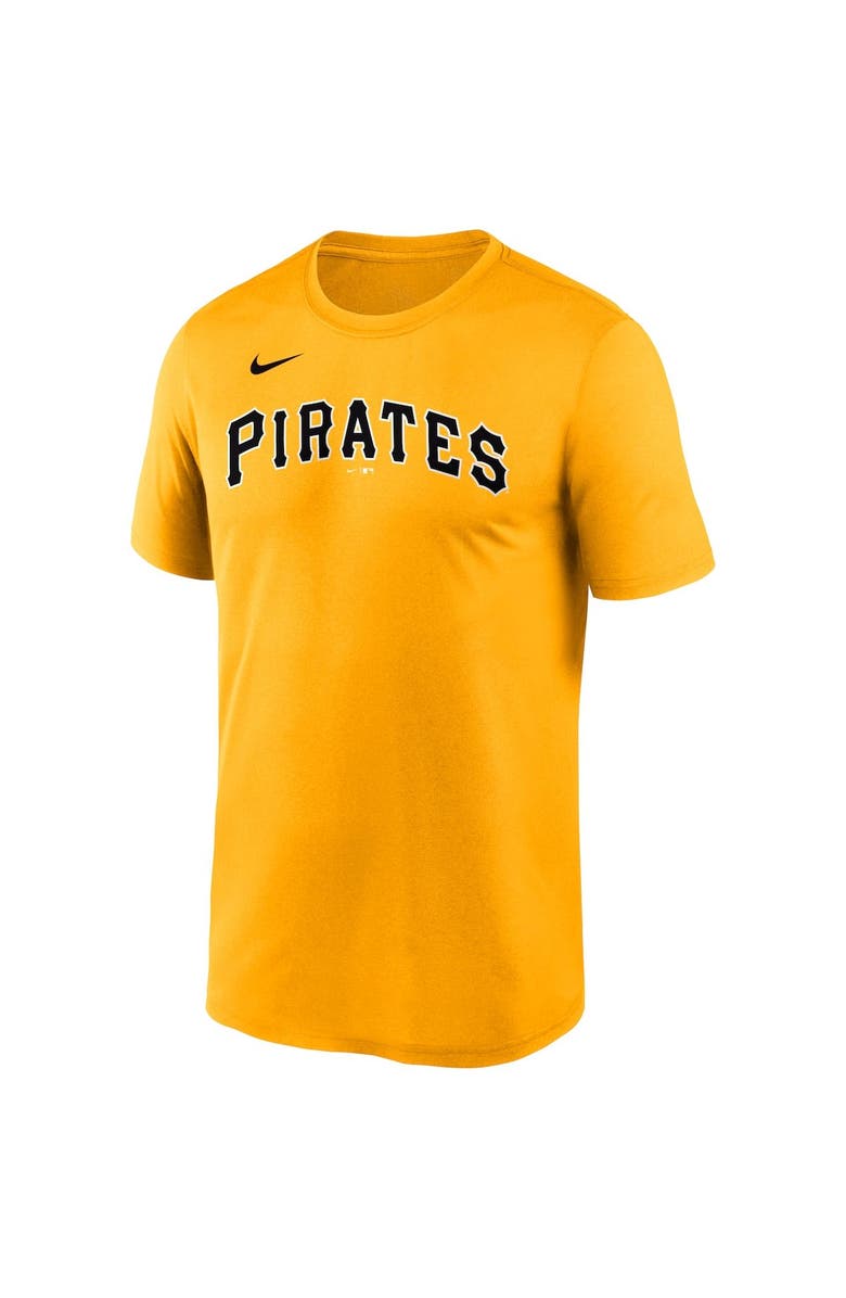 Nike Men's Nike Gold Pittsburgh Pirates Wordmark Legend T-Shirt, Alternate, color,