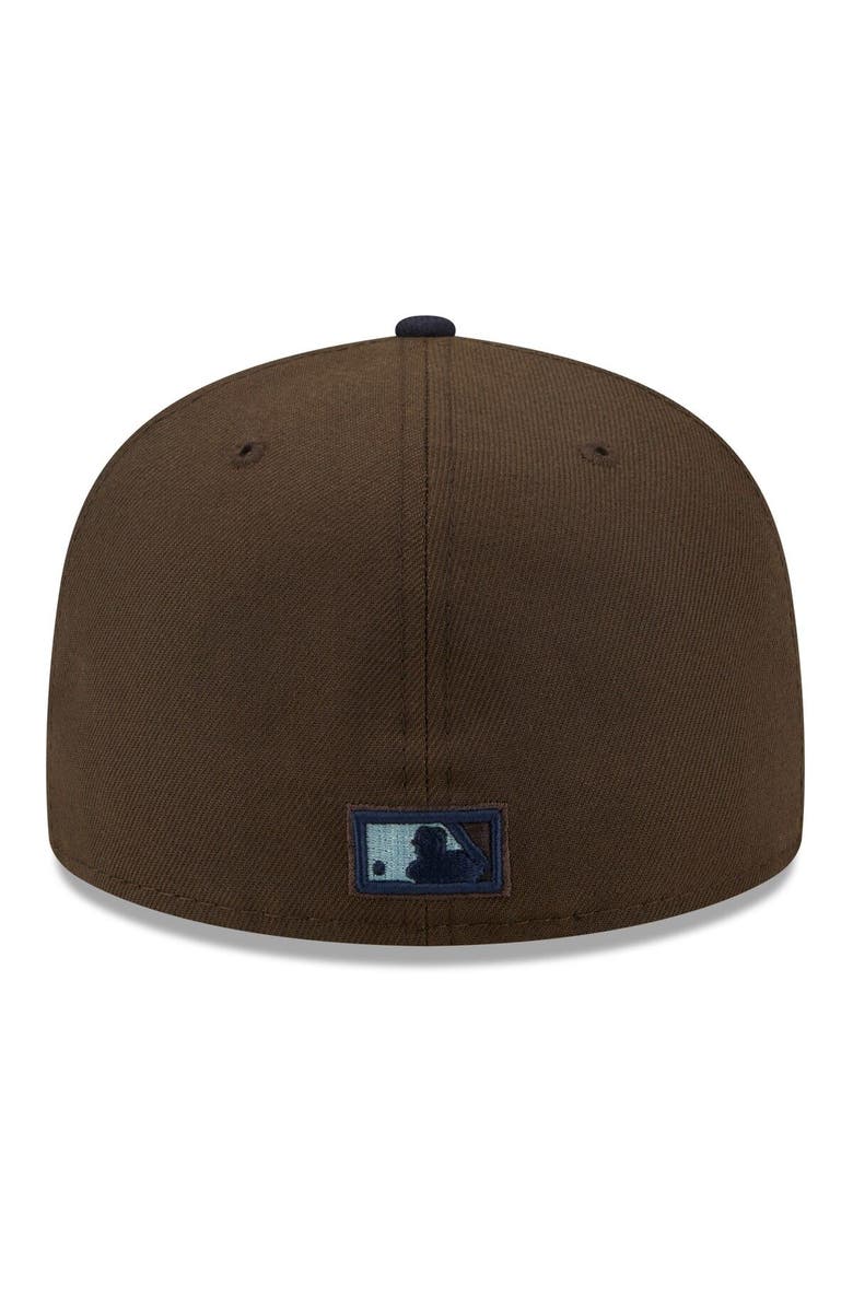 New Era Men's New Era Brown/Navy Boston Red Sox  2007 World Series Walnut 9FIFTY Fitted Hat, Alternate, color, 