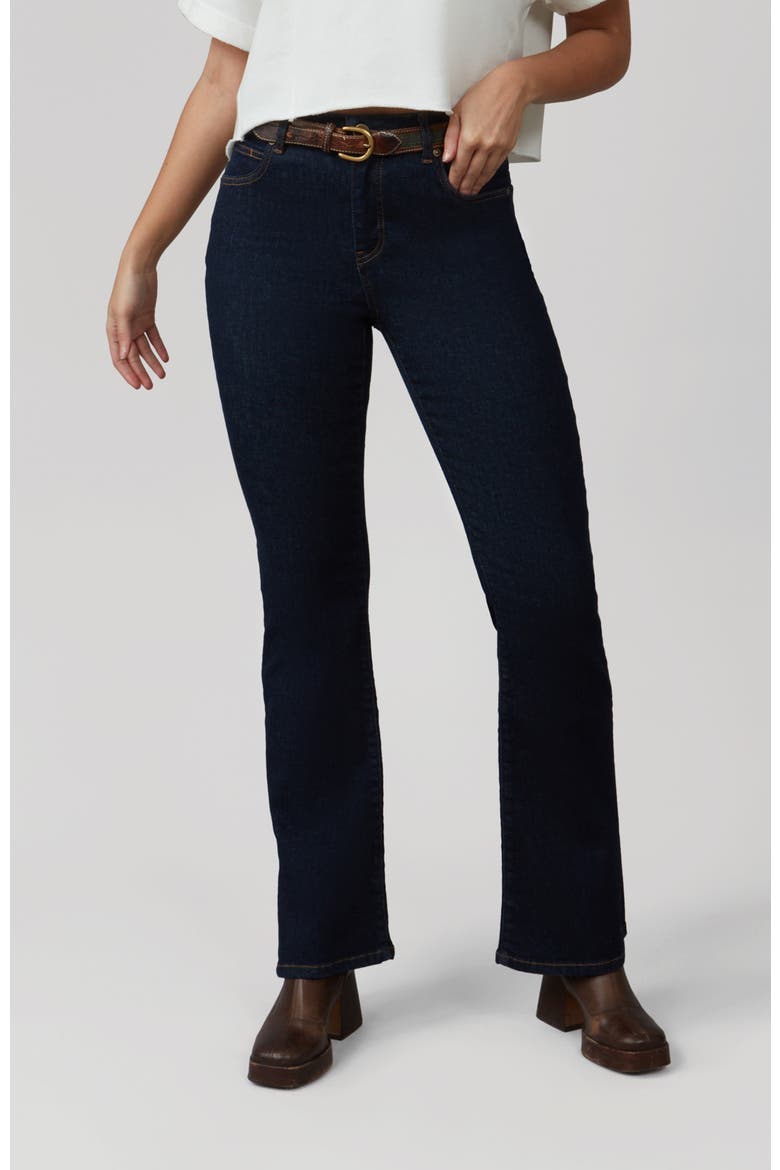 Billie High Rise Bootcut Jeans, Main, color, Dark Rinse Blue