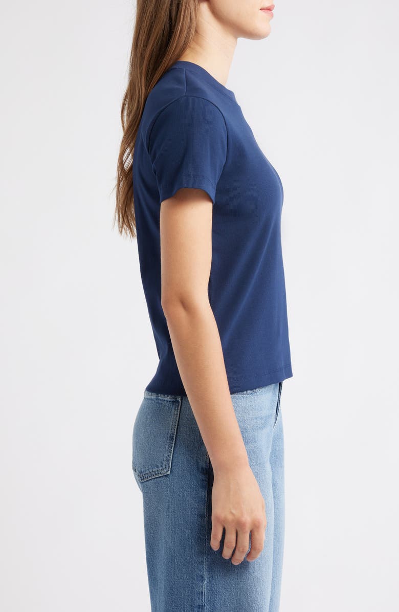 Mavi Jeans Slim Fit Stretch Cotton T-Shirt, Alternate, color, Dress Blues