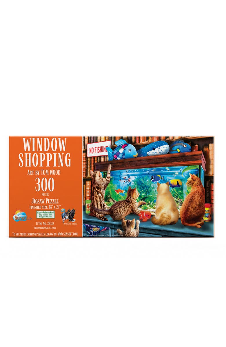 Sunsout Window Shopping 300 piece Jigsaw Puzzle for Adults, Alternate, color, Multicolor