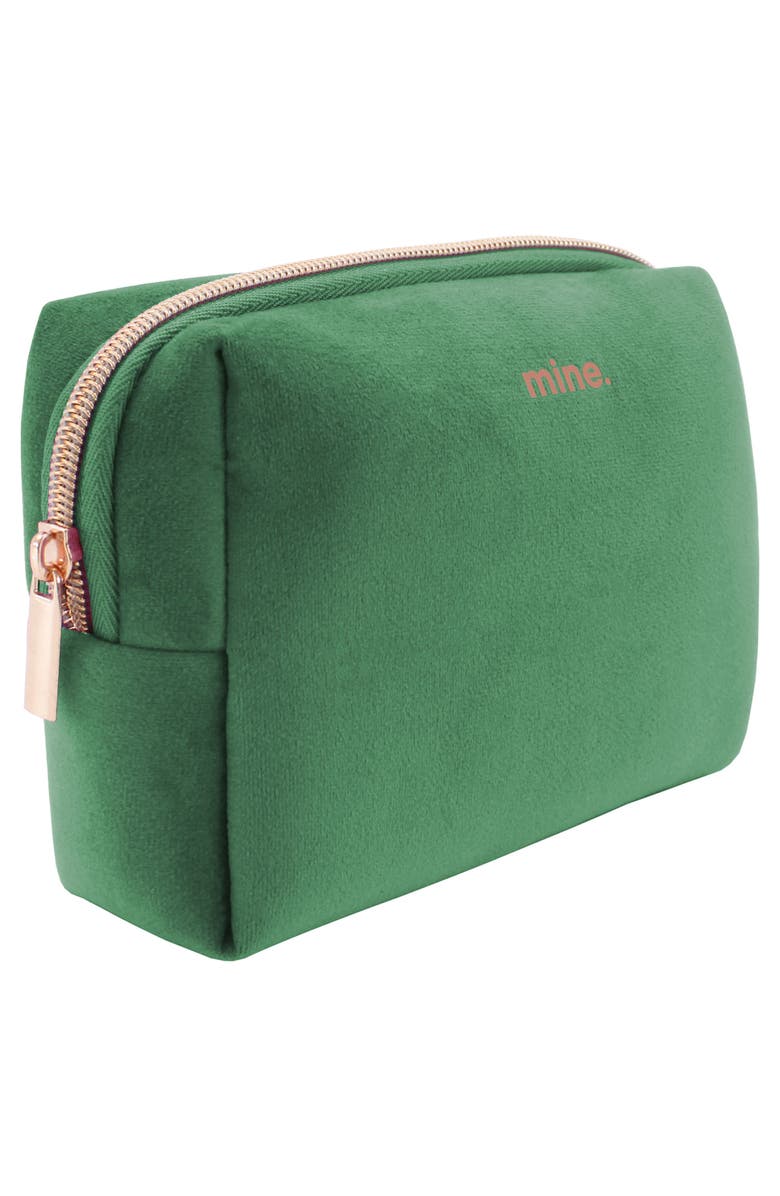 MYTAGALONGS Velour Mini Cosmetic Loaf Bag, Alternate, color, 