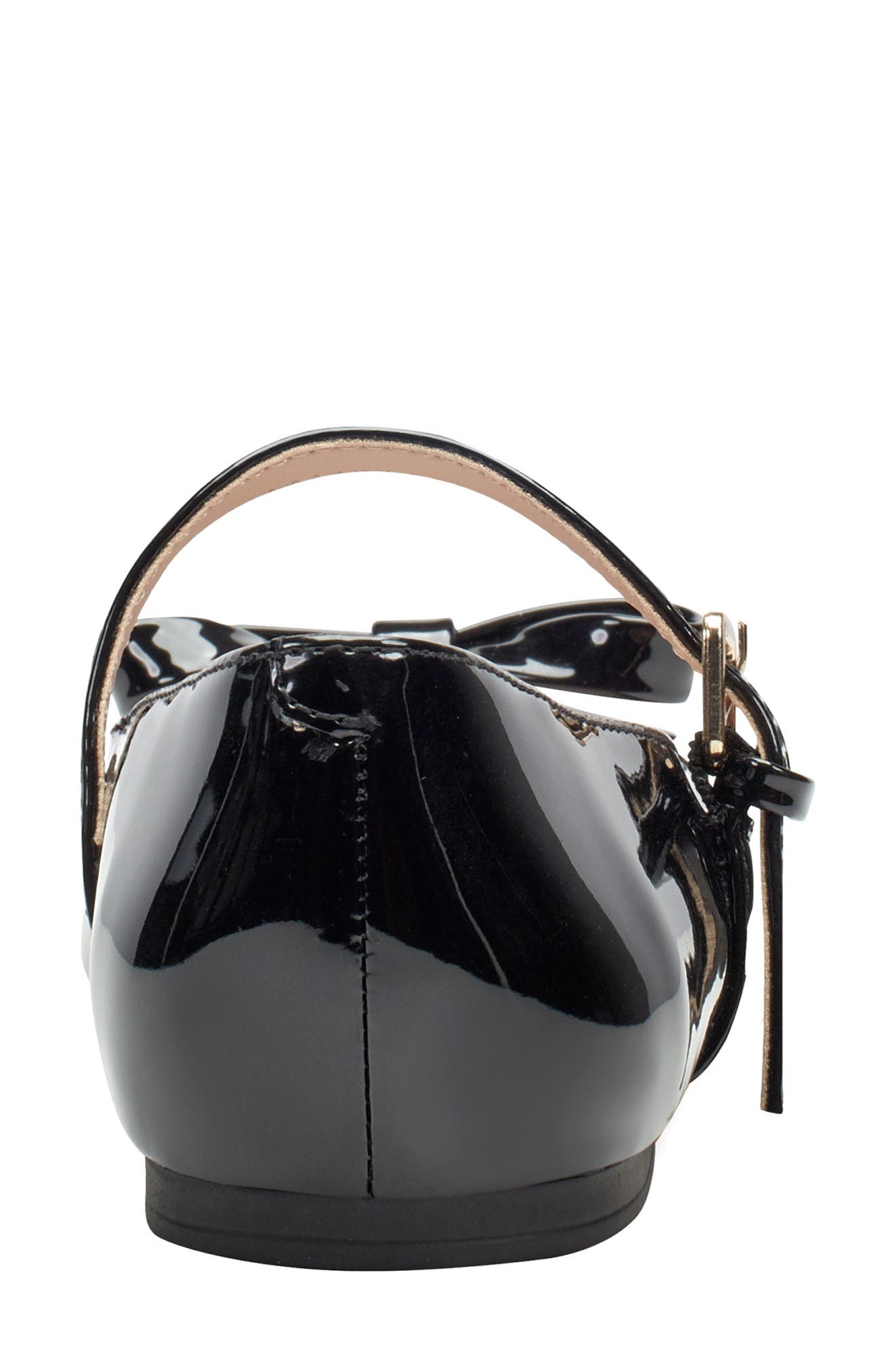 Bandolino Juletta Bow Mary Jane Flat, Alternate, color, Black