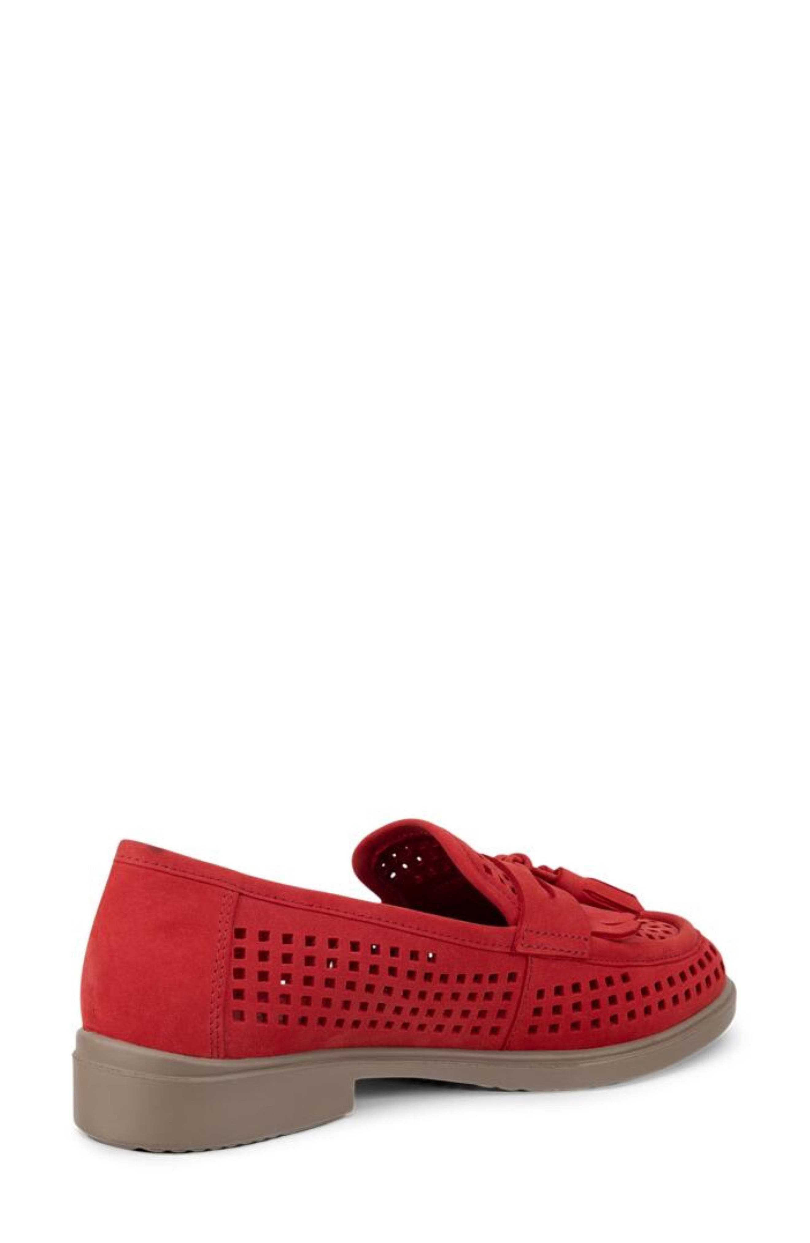ECCO Classic 15 Tassel Loafer, Alternate, color, Chili Red