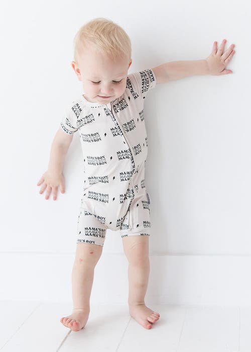 Charlie Lou Baby ® Double Zipper Shortie Romper | Mama's Boy | Matching Mother's Day