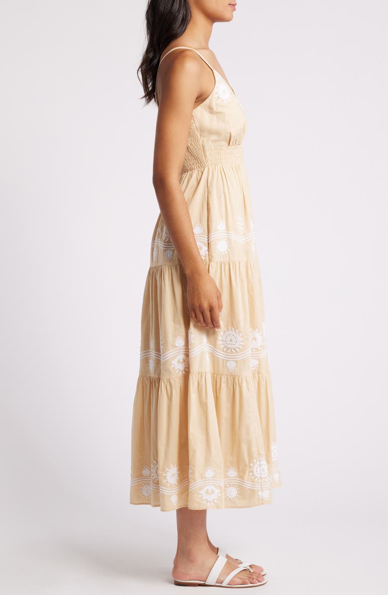 Lilly Pulitzer<sup>®</sup> Aviry Embroidered Cotton Maxi Sundress, Alternate, color, 