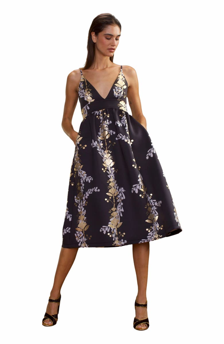 Cynthia Rowley BONDED CAMI DRESS, Main, color, 