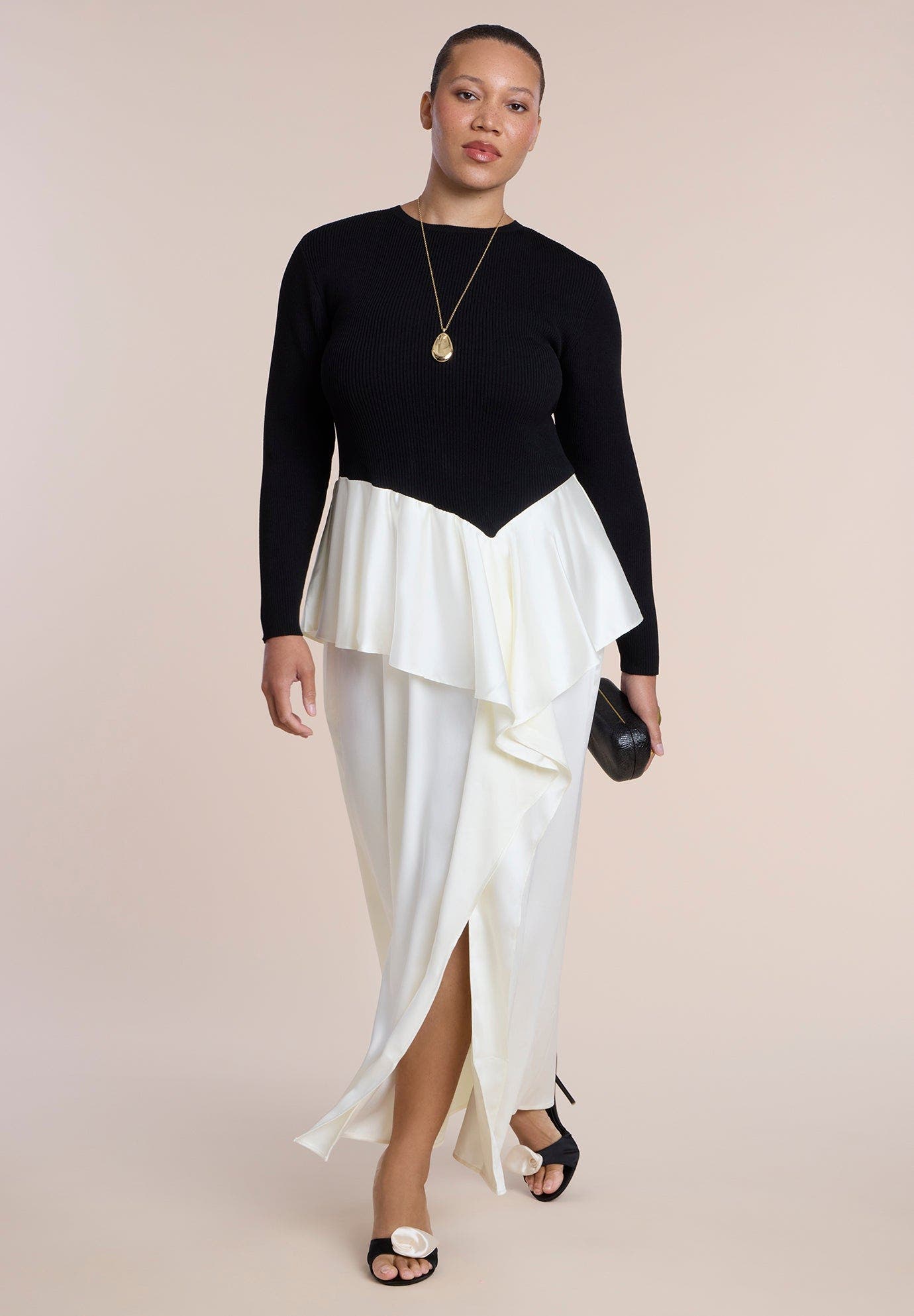 selected BLACK AND CREAM