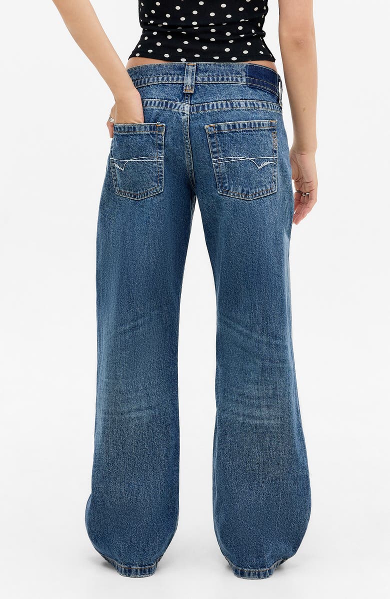 BDG Urban Outfitters Kayla Wide Leg Jeans, Alternate, color, Stormy Night