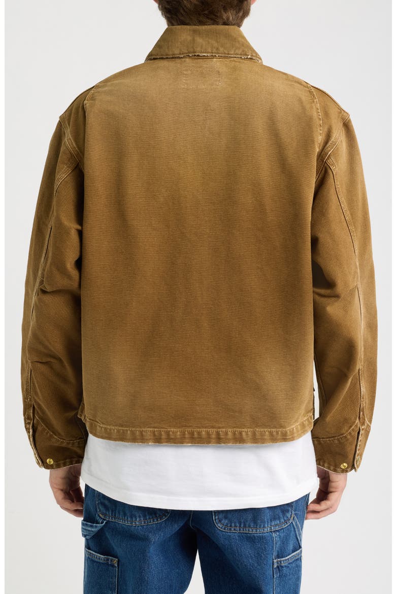 OG Arcan Graphic Organic Cotton Canvas Jacket, Alternate, color, HAMILTON BROWN