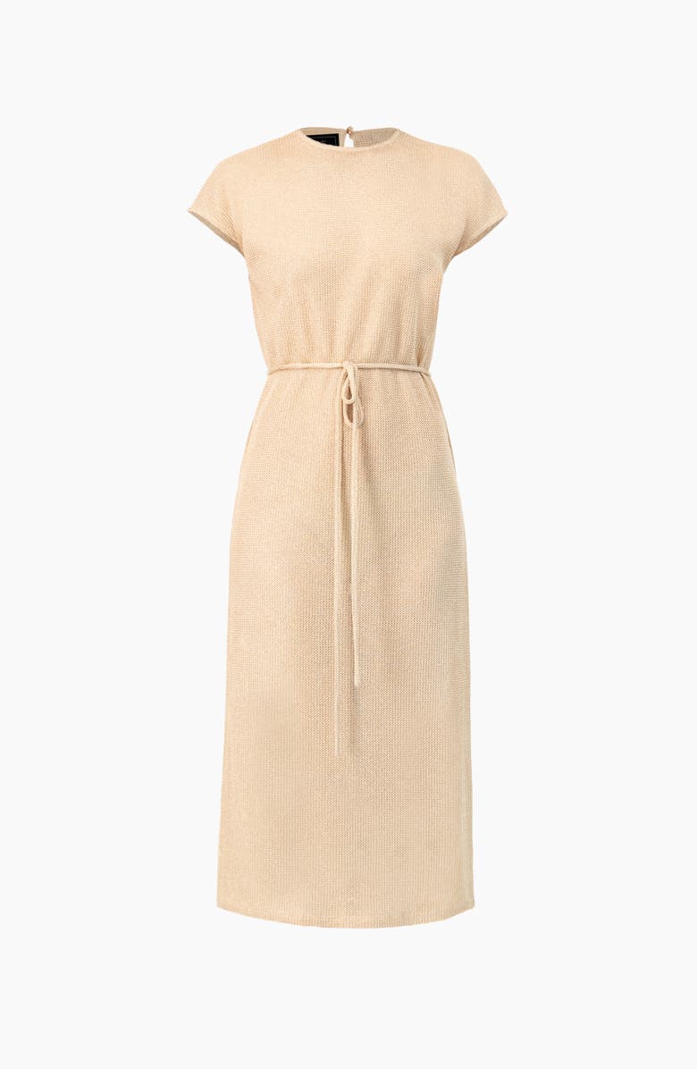 IVONNE Knitted Tunic With Side Slits, Alternate, color, Gold