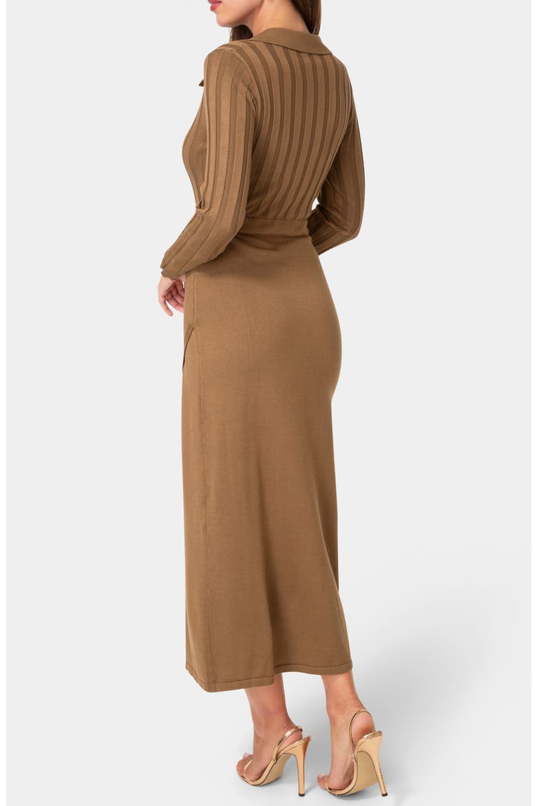 Sweater Maxi Dress, Alternate, color, MOCHA