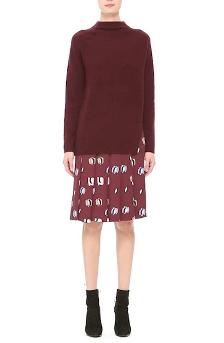 Nordstrom Signature and Caroline Issa Side Vent Cashmere Sweater, Alternate, color, 