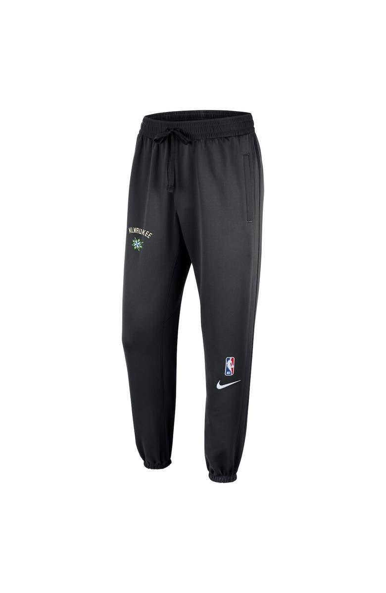 Nike Men's Nike Black Milwaukee Bucks 2022/23 City Edition Showtime ThermaFlex Sweatpants, Alternate, color, 