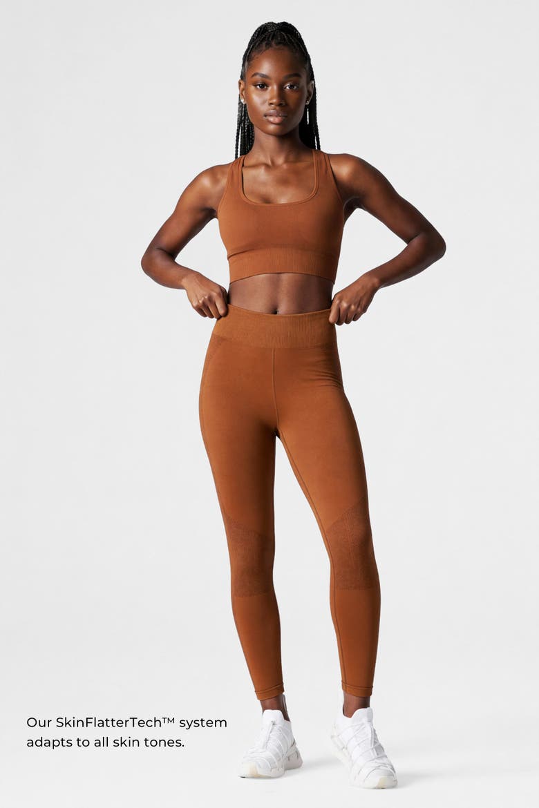 Women's Tech Merino Medium Pressure Base Layer Legging, Alternate, color, Cappuccino