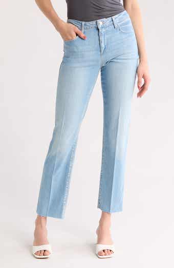 L'AGENCE Milana Low Rise Raw Hem Stovepipe Jeans
