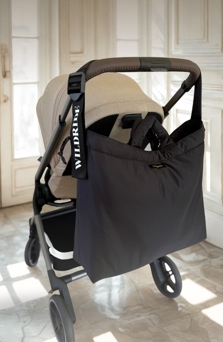 WILDRIDE Mom Diaper Bag, Alternate, color, Black