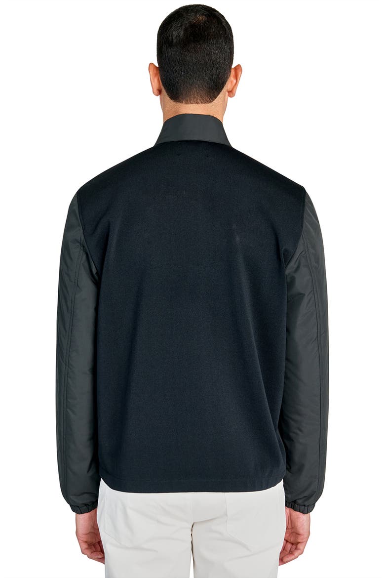 Slim Fit Solid Recycled Hybrid Field Jacket, Alternate, color, BLACK
