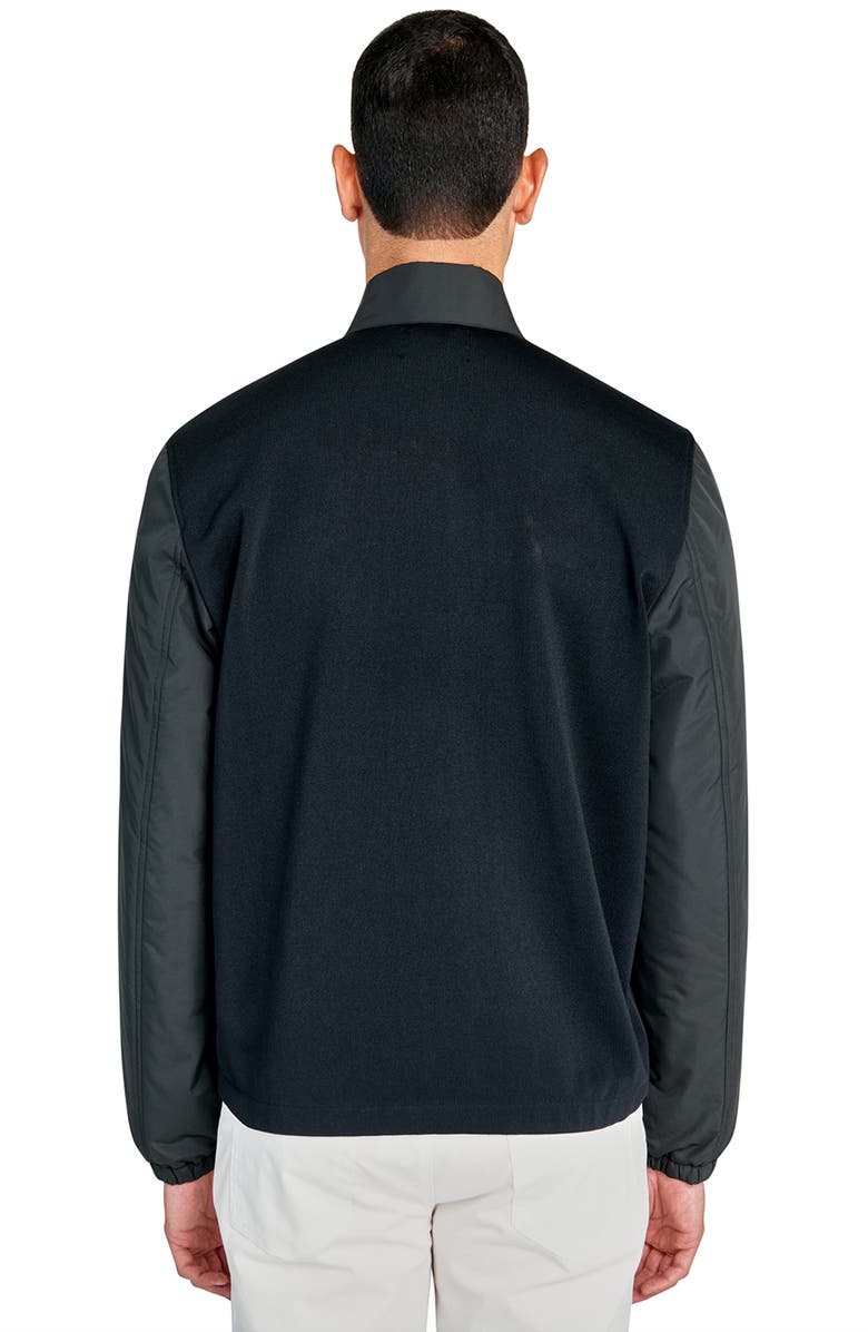 CONSTRUCT Slim Fit Solid Recycled Hybrid Field Jacket, Alternate, color, Black