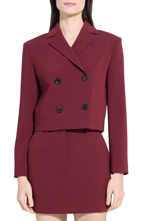 Theory Admiral Double Breasted Crop Jacket
